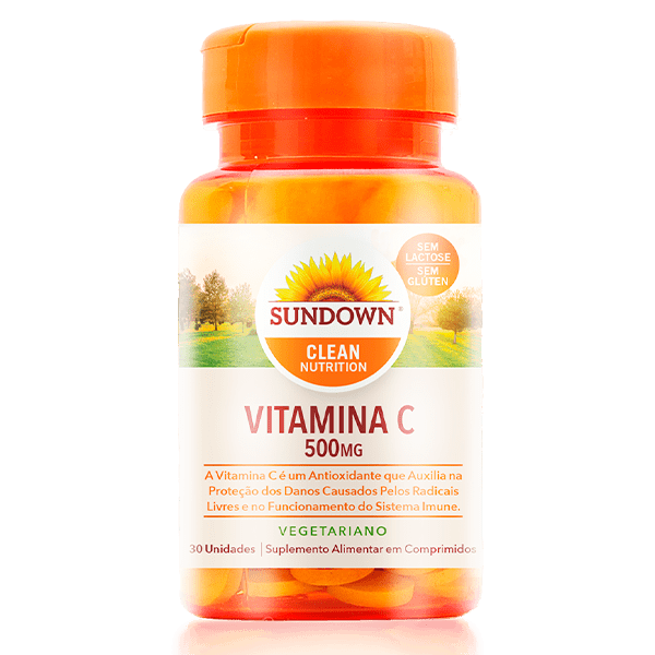 Vitamina C 500mg - 30 Cápsulas - Sundown Imagem 1